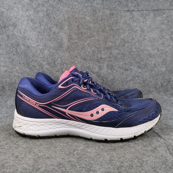 Saucony Shoes Womens 8 Cohesion 12 Running Sneaker Trainer Athletic Sport Active - Picture 1 of 15